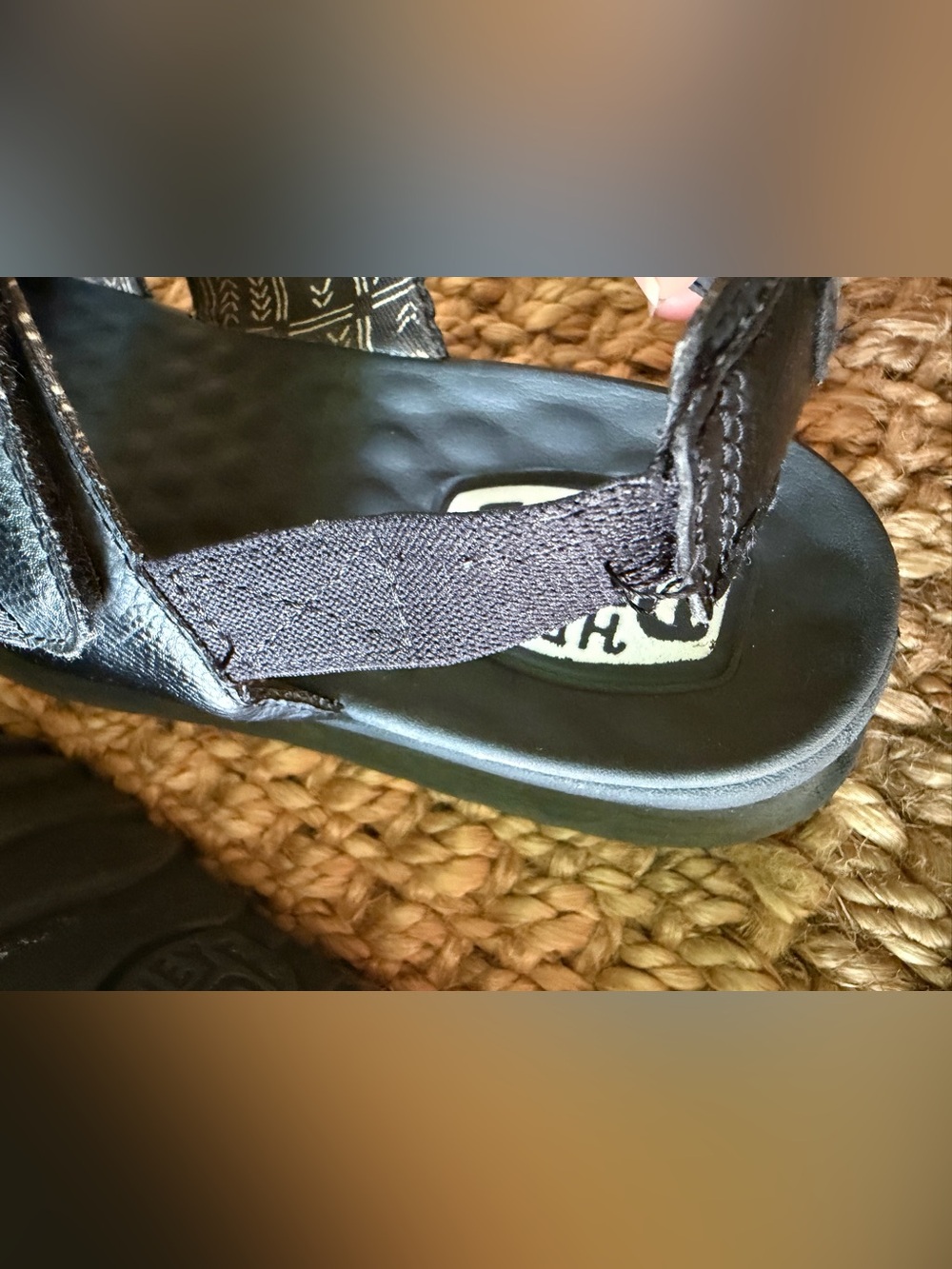 Hey dude Collin’s Black Velcro Sport Sandals - Picture 7 of 10